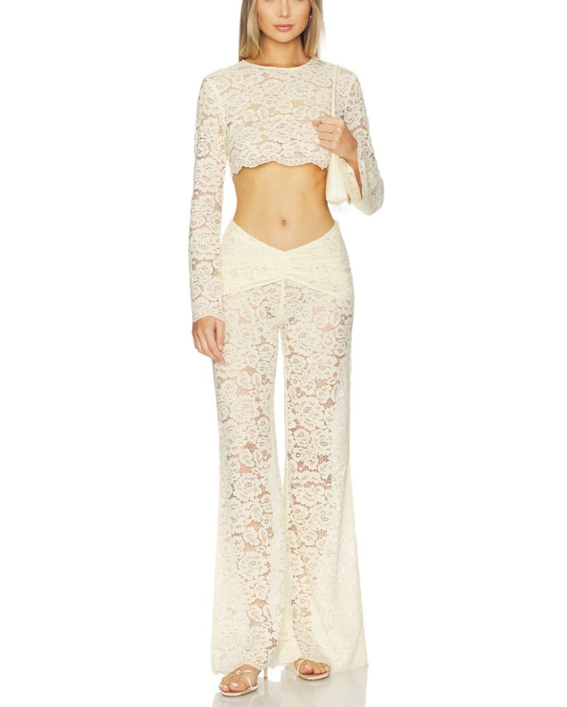 Shani Shemer Yellow Lace Set - Image 4