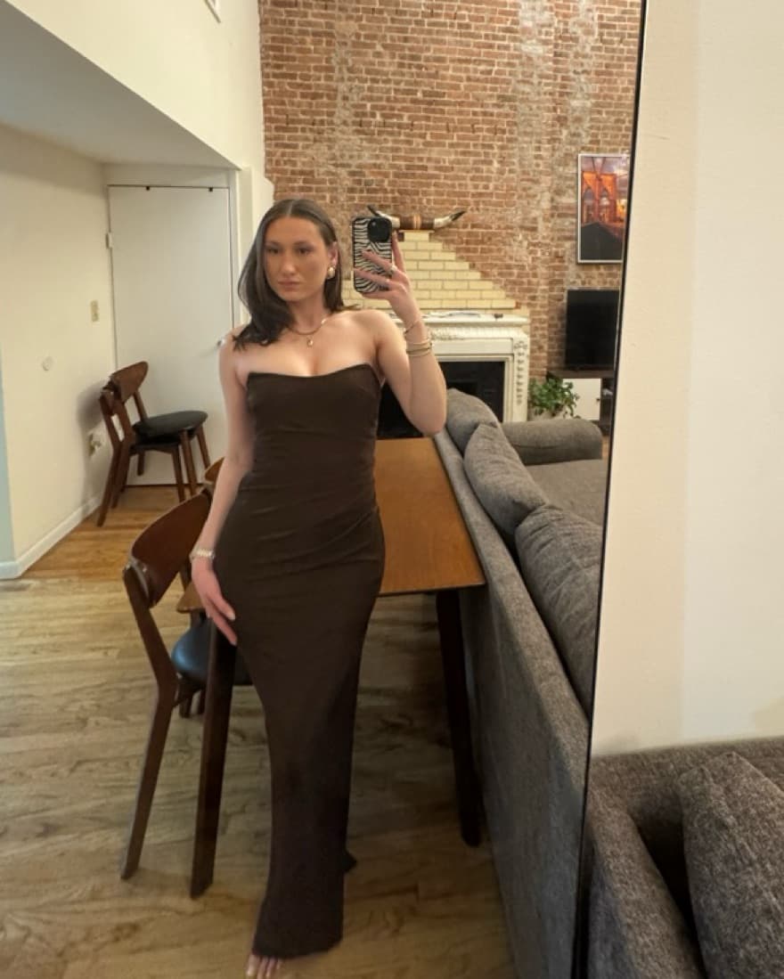 Brown Revolve Formal Dress - Image 1