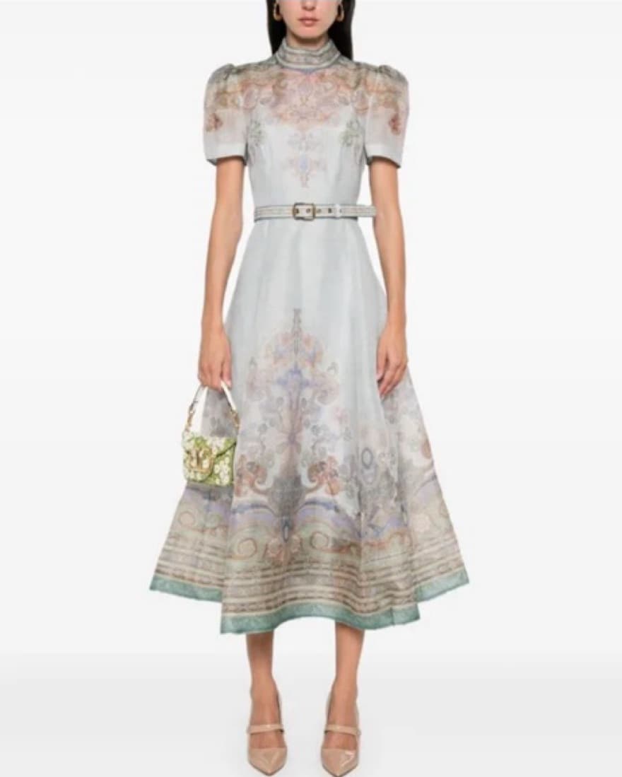 Zimmermann Floral Midi Dress - Image 1