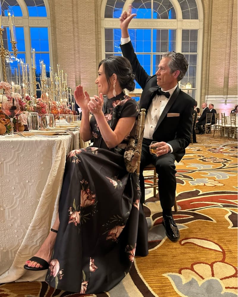 Sachin + Babi Marta Gown- Noir Blossom - Image 2