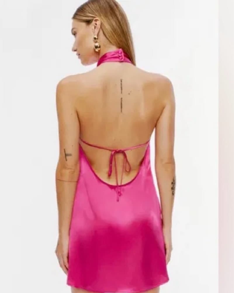 Reformation Briea Silk Dress - Image 5