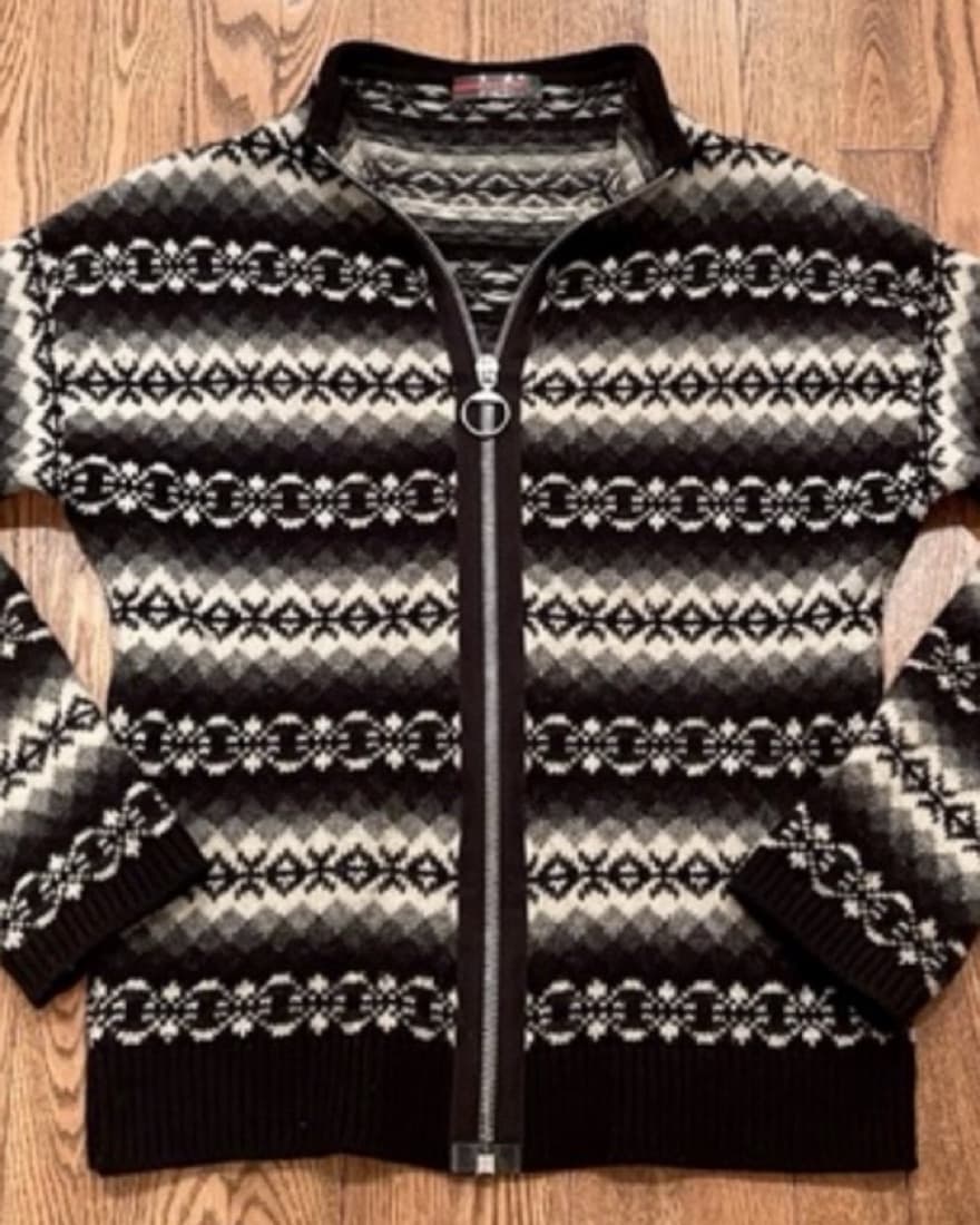 Vintage Prada Isle Fair Sweater Zip Up  - Image 4