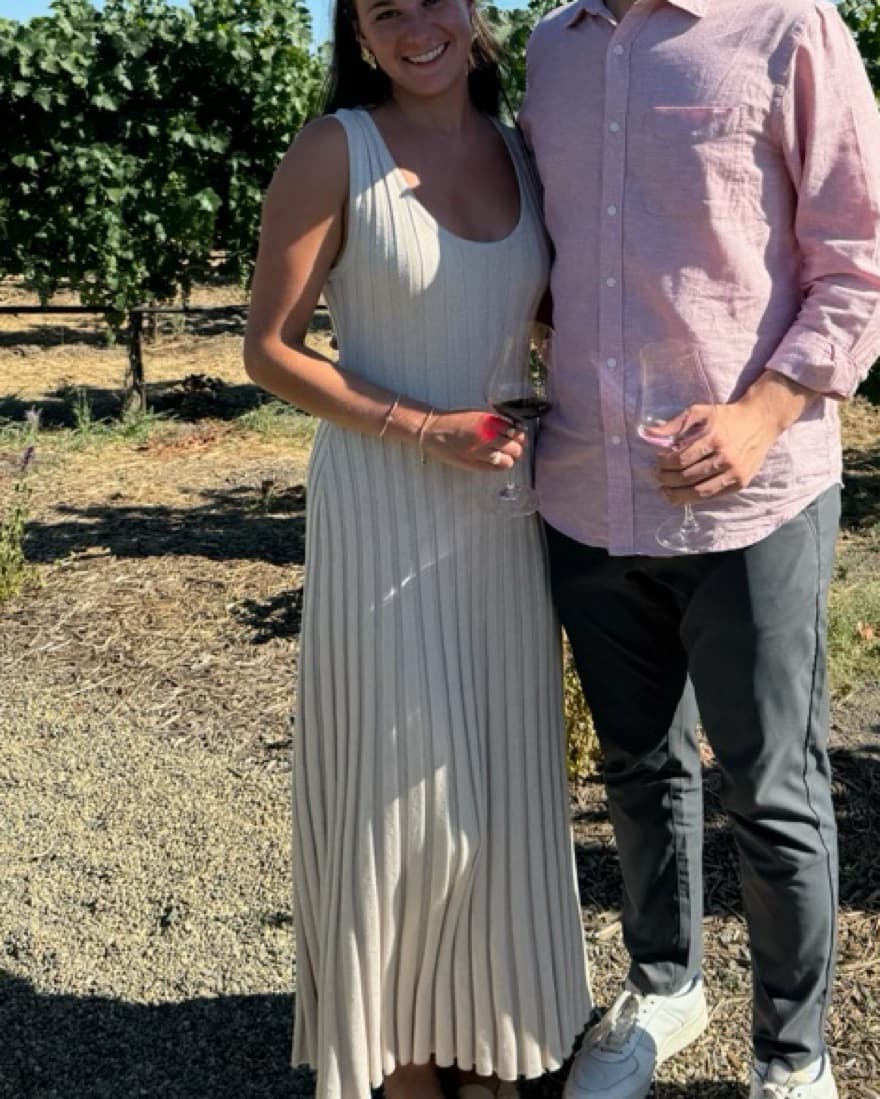 Thick Tan Pleated Maxi Dress - Image 2