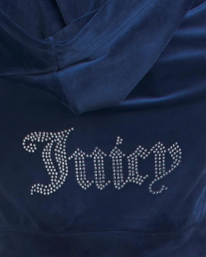 Juicy Couture Velour Tracksuit - Navy - Image 3