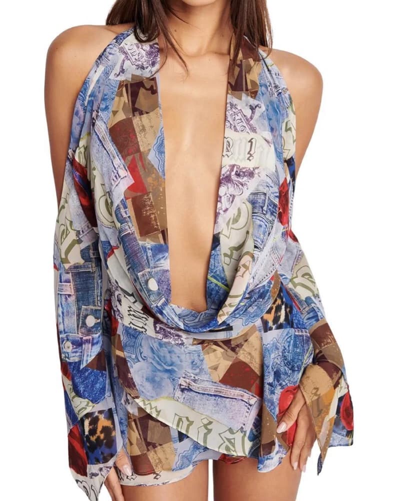 I AM GIA Dress And Scarf - Image 1