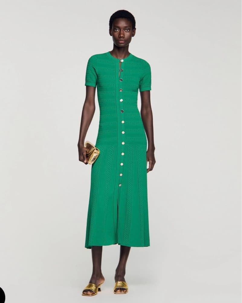 Knit Maxi Dress - Image 1