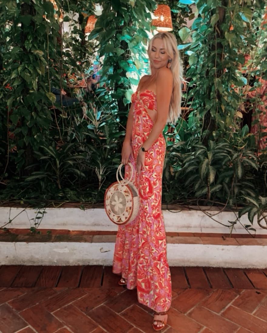 Nicole Miller Vibrant Paisley Gown - Image 1