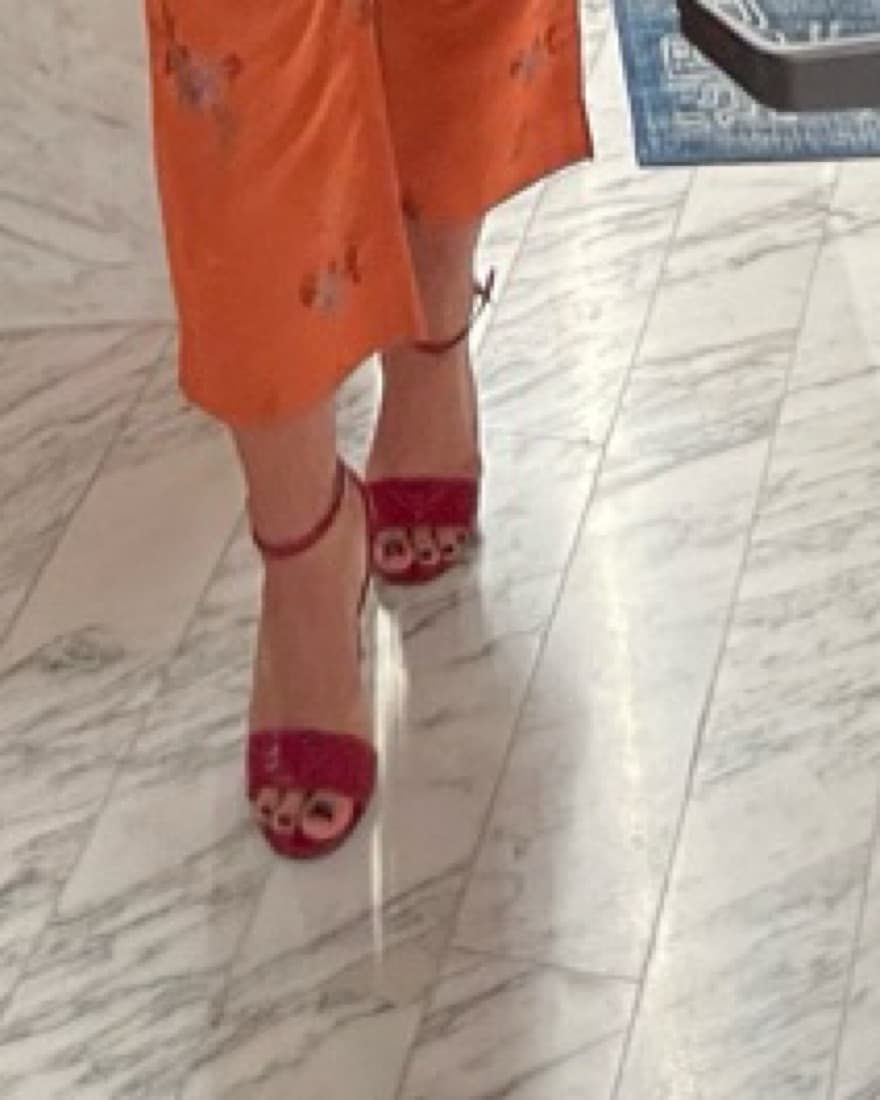 Prada Red Sandal - Image 3