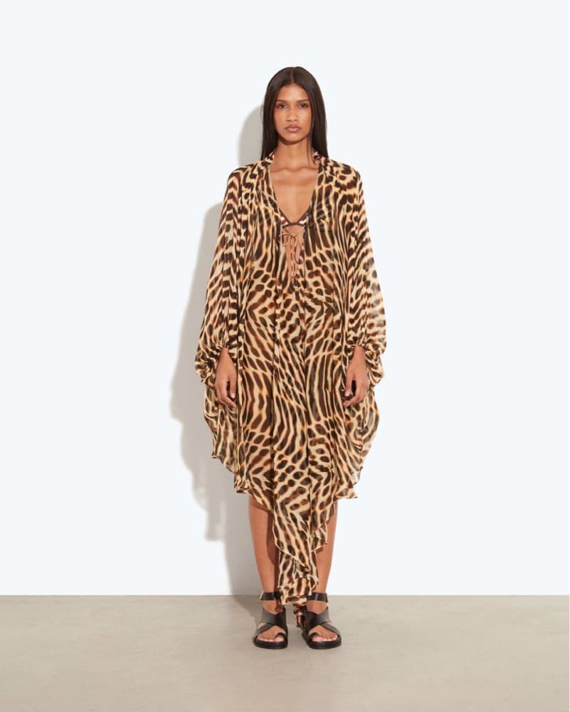 Rat & Boa Kimono Leopard Print  - Image 4