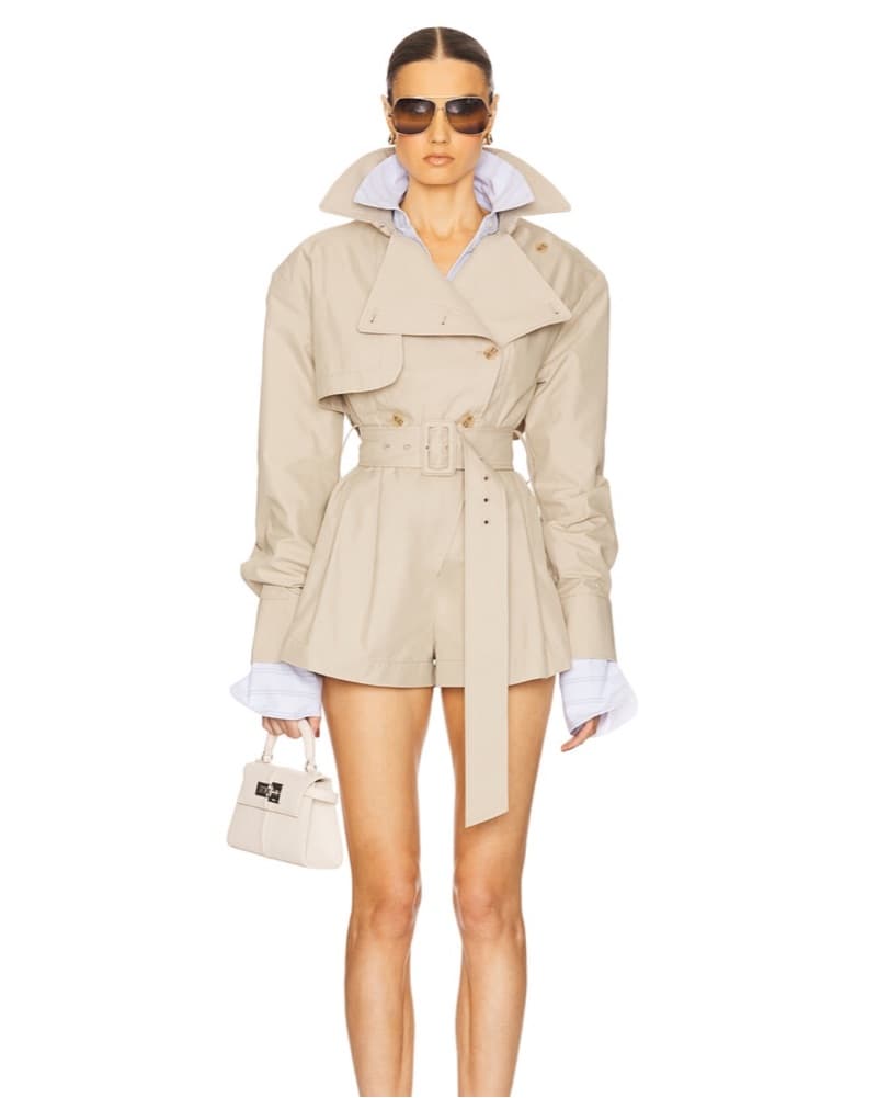 Helsa Short Trench Jumpsuit  - Image 2