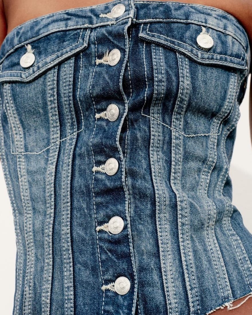 Zara Denim Top - Image 2