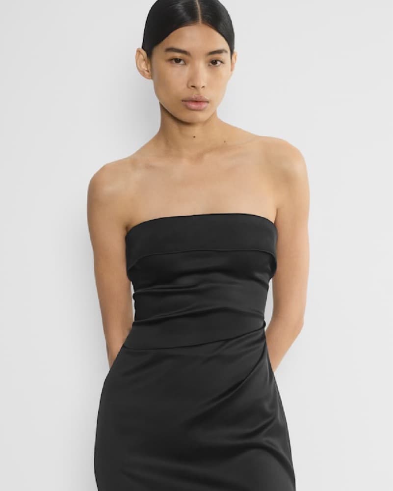 Elegant Black Midi Dress - Image 4