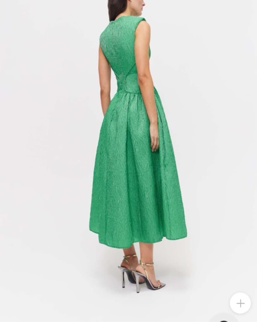 Green Rachel Gilbert Dress - Image 2