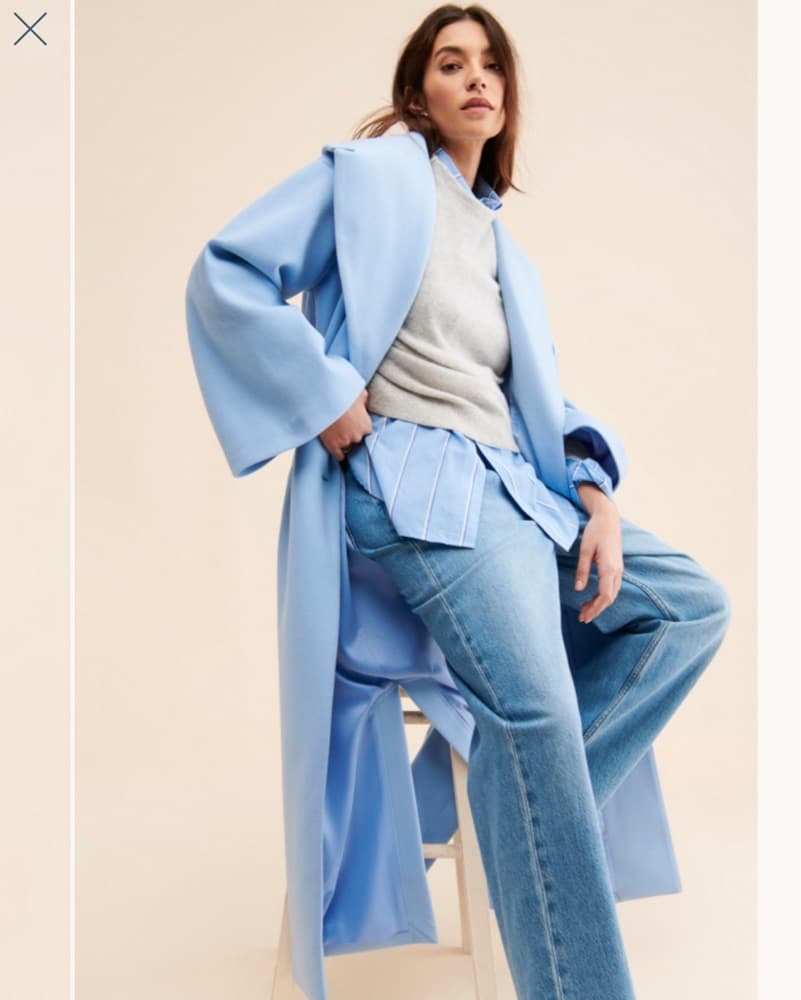 Baby Blue Trench - Image 4