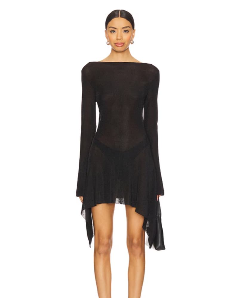 Guizio Mini Long Sleeve Dress - Image 1