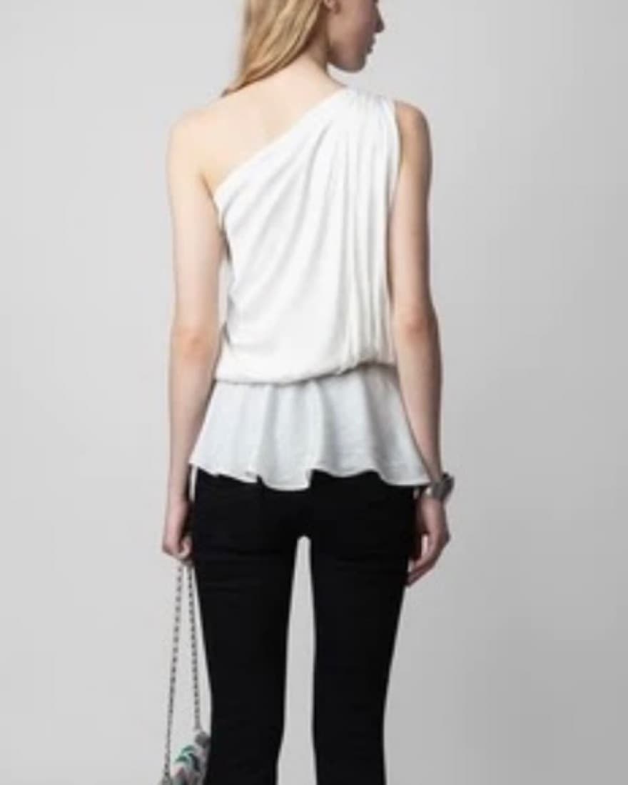 Zadig & Voltaire Tic Satin Top - Image 1