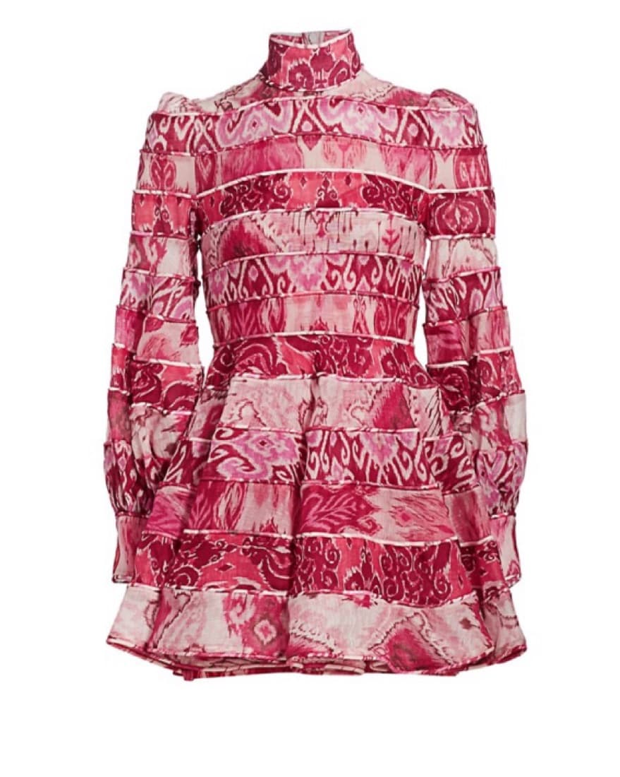 Zimmerman Wavelenght Print Dress - Image 1