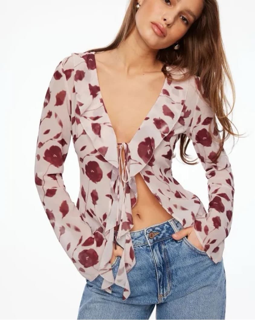 Semi-sheer Top - Image 1