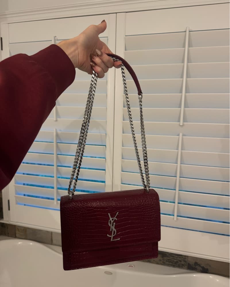 Ysl Cranberry Red Bag by Saint laurent | Pickle