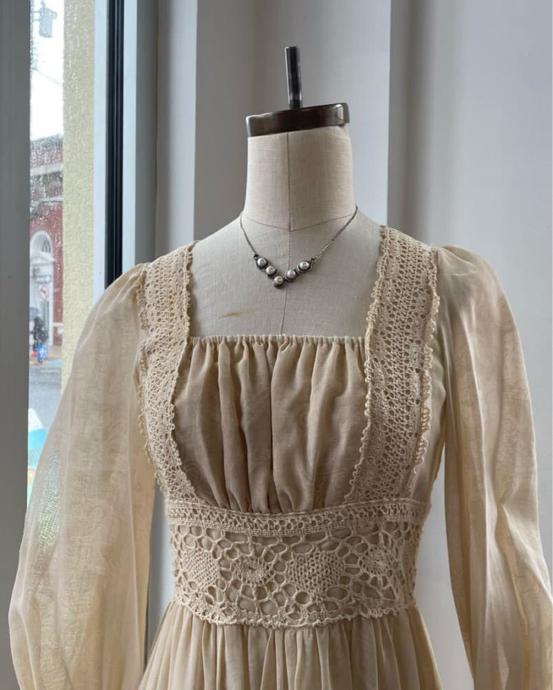 1970’s Gunne Sax Prairie Maxi Dress - Image 3