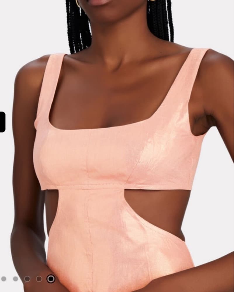 Matthew bruch - Anna Tie Back Mini Dress - Image 4