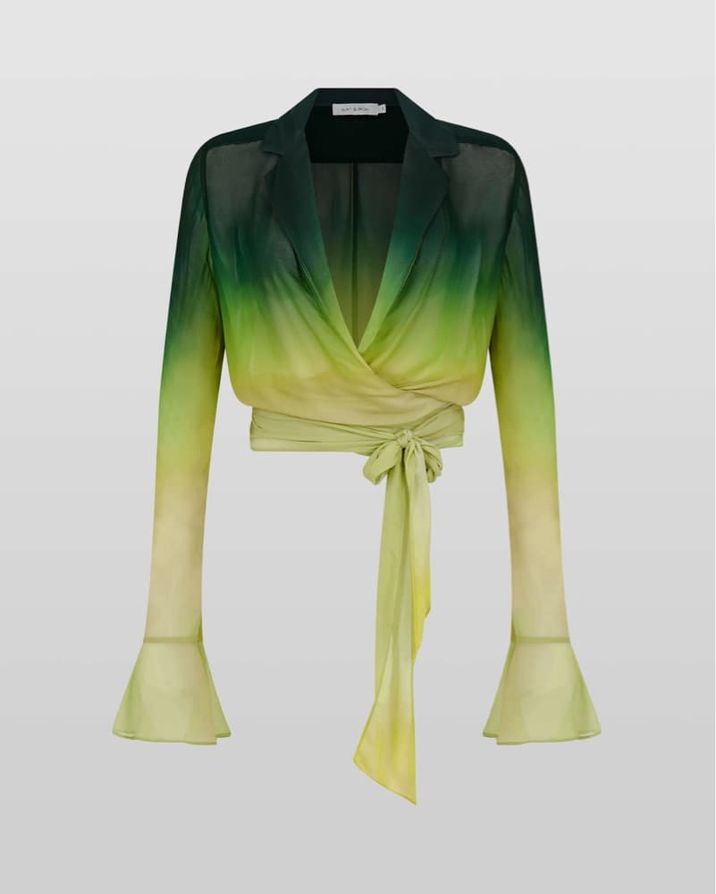 Rat & Boa wrap top - Image 3