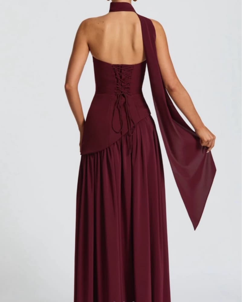 Maliyah Maxi Dress - Cherry Size M  - Image 3