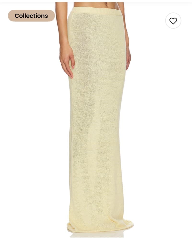 SEROYA Kora Skirt In Butter - Image 3