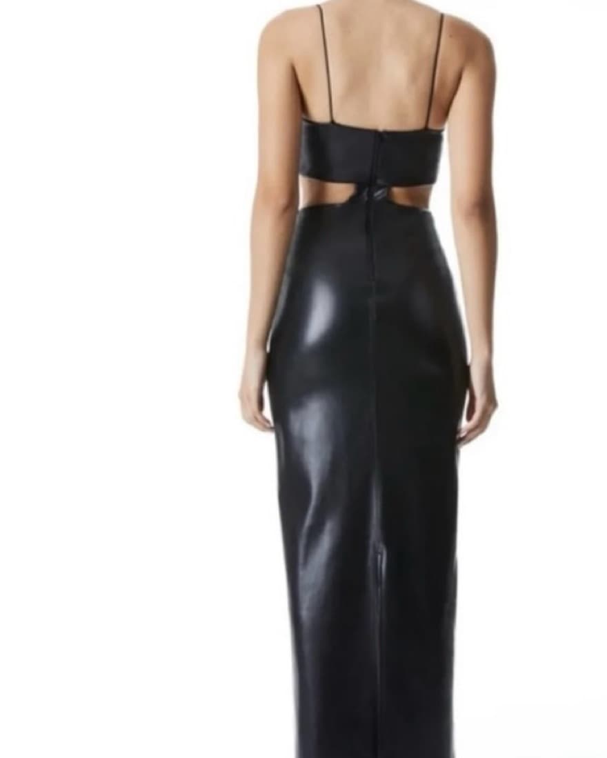 Alice & Olivia Black Cutout Dress - Image 4
