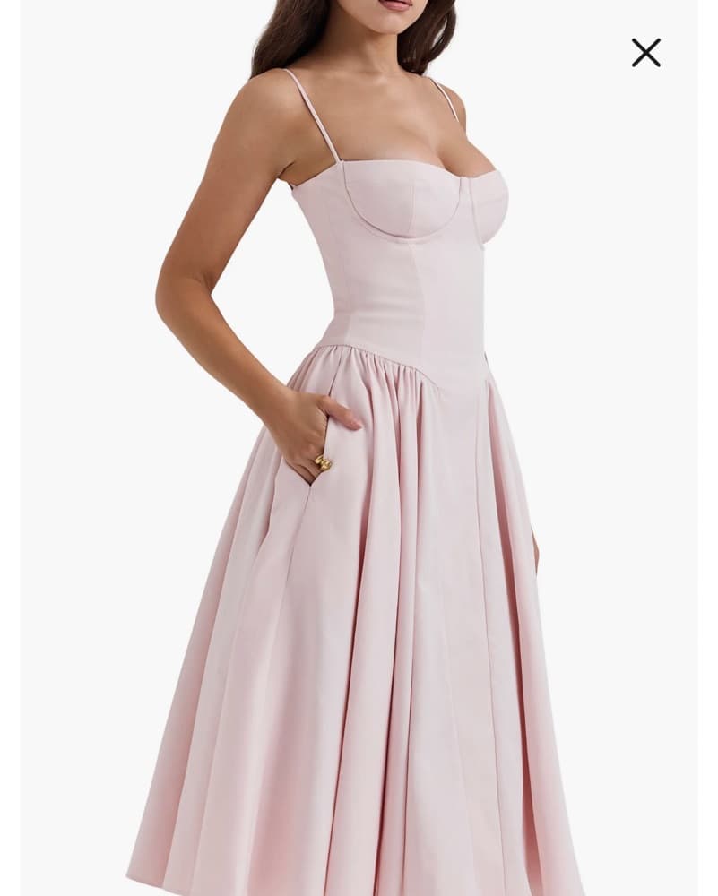 House Of CB Baby Pink Samaria Dress - Image 2