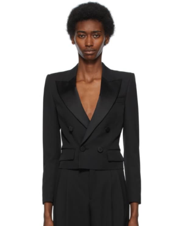 Saint Laurent Croped Blazer  - Image 3