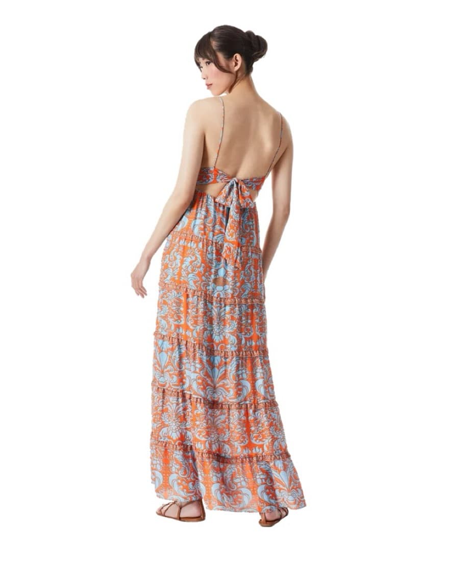 Alice+Olivia KAROLINA HALTER MAXI DRES - Image 4