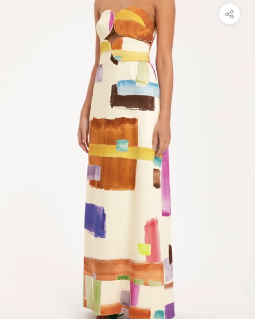ADRIANA DEGREAS Illusion Dress - Image 2