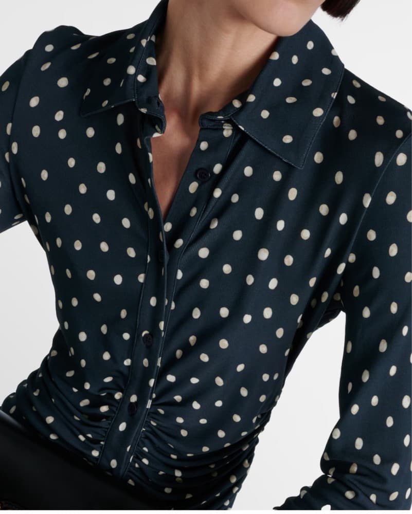 Altuzarra Polka Dot Jersey Shirt Dress - Image 2