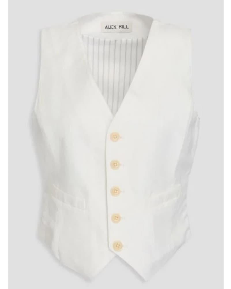 Kam Linen, Tencell And Cotton Blend Vest - Image 1