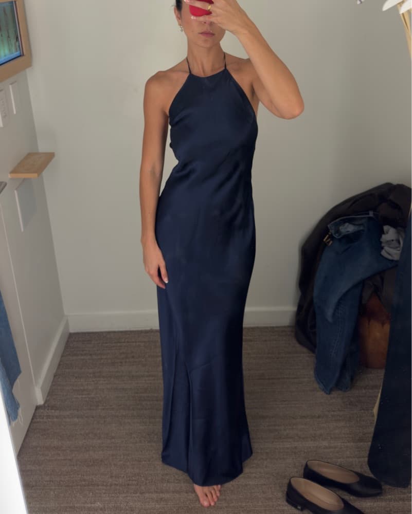 Reformation Jeany Silk Dress - Image 4