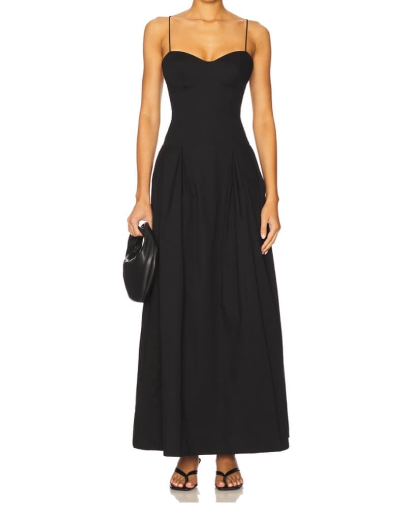 Lovers & Friends Black Bustier Dress - Image 3