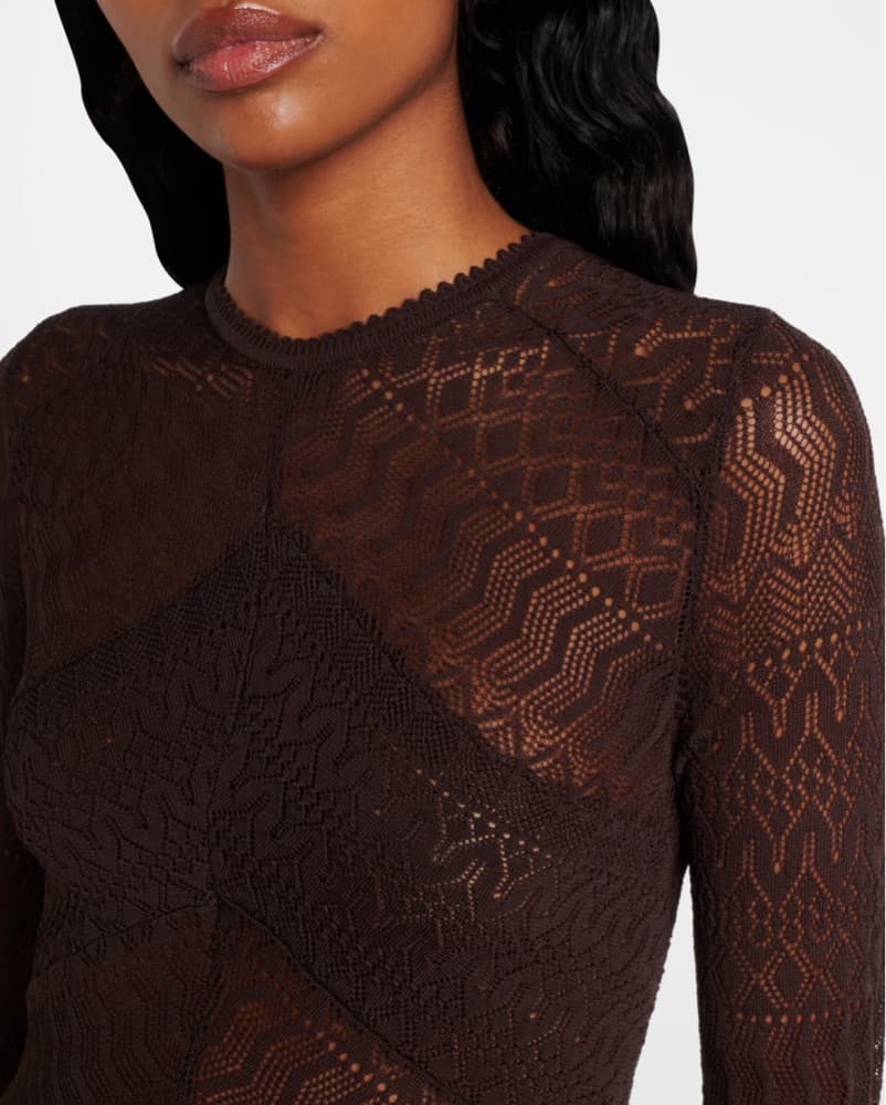 Staud Vera Knitted Open-back Maxi Dress - Image 3