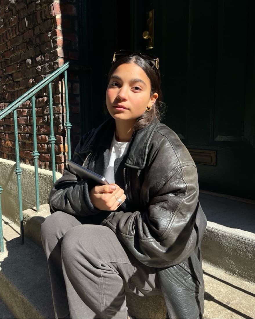 Vintage Oversized Leather Bomber  - Image 3