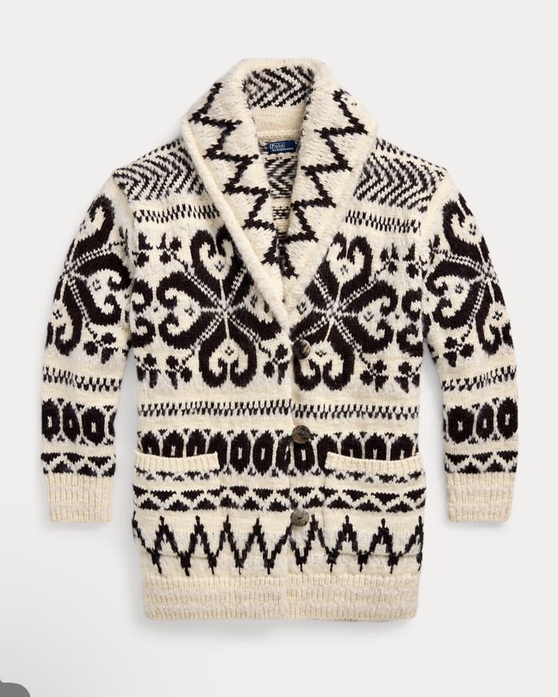 Ralph Lauren Polo Wool Shawl Cardigan - Image 2