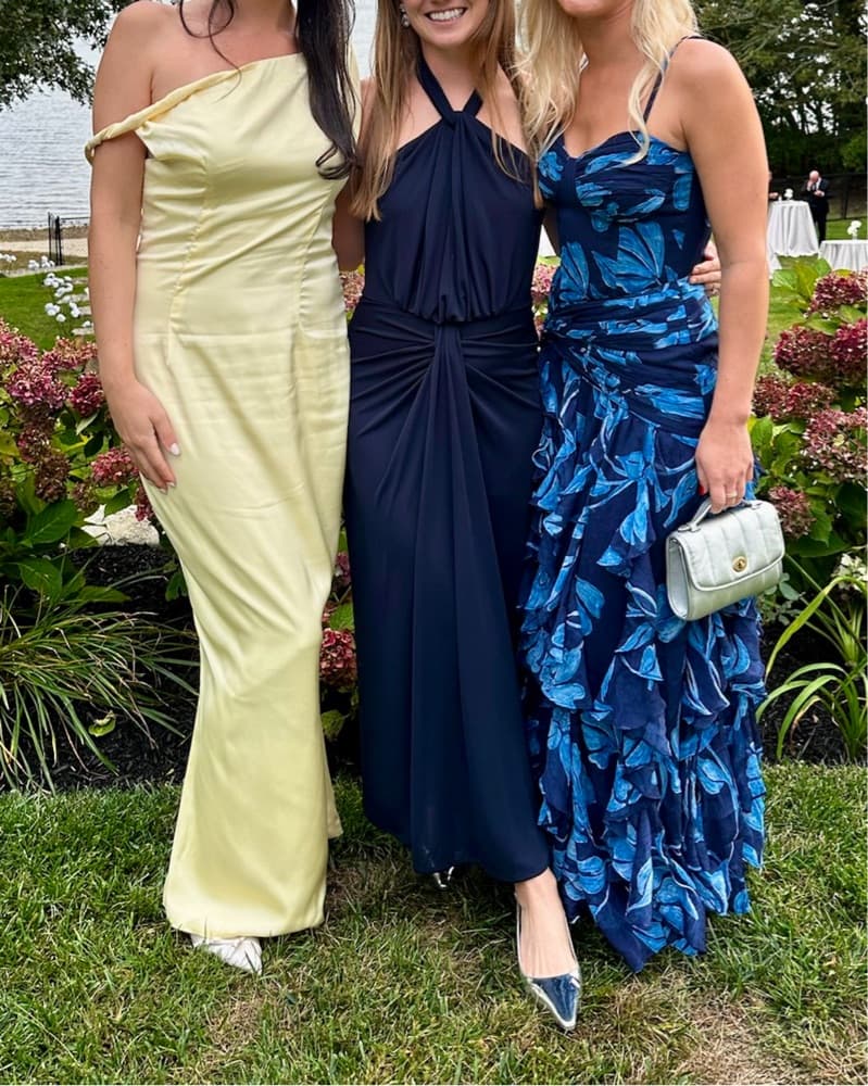 Cinq à Sept  Kaily Draped Halter Maxi  - Image 1