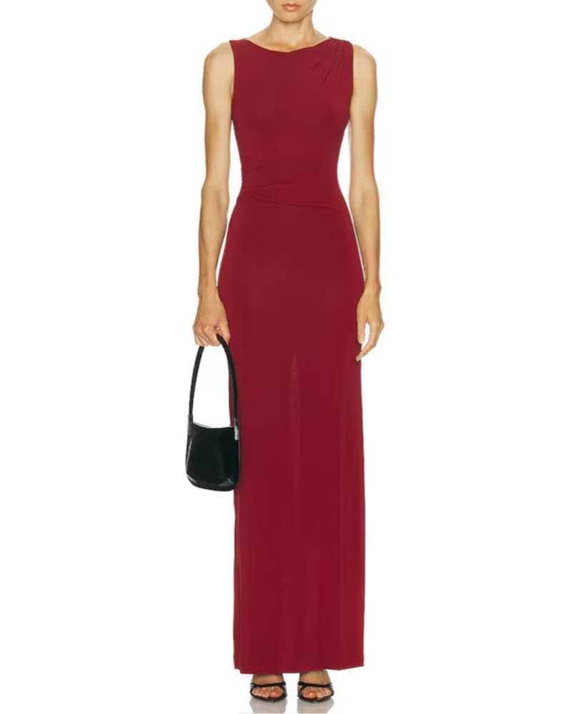 Mimchik Burgundy Gown - Image 1