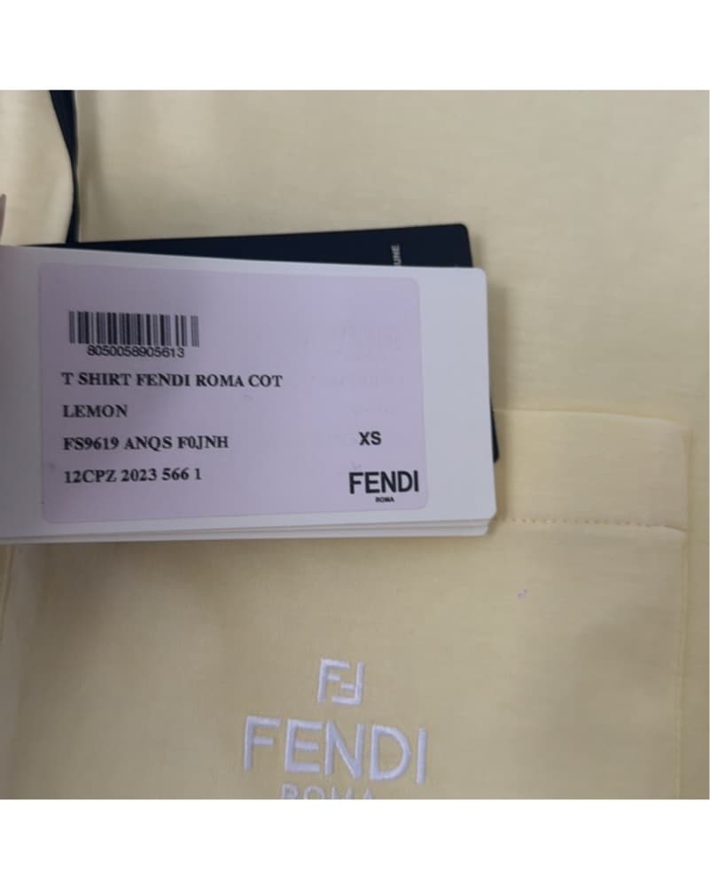 fendi roma butter yellow shirt - Image 3