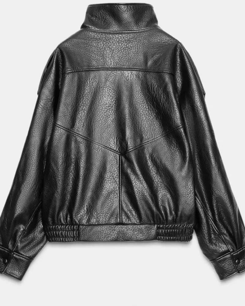 Zara Leather Jacket - Image 2