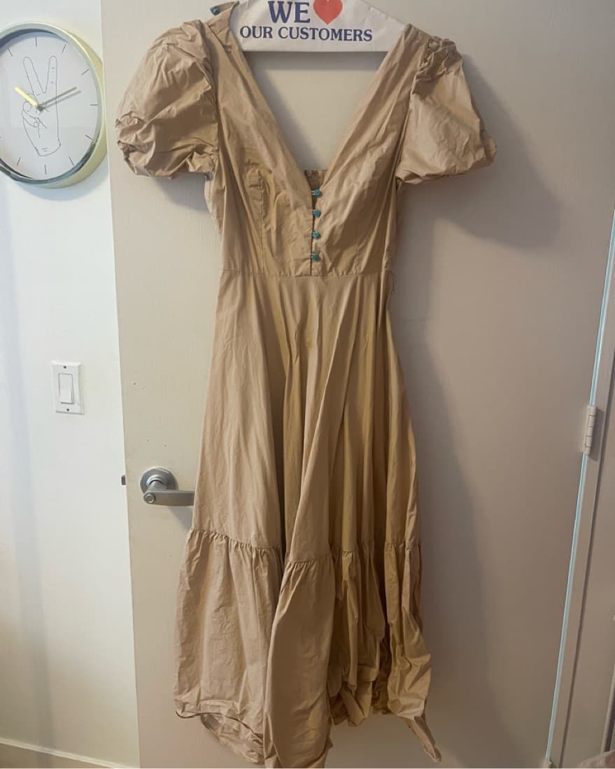 Nicholas Puff Sleeve Dress - Image 2