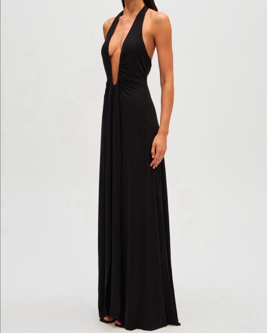 Misha Jennifer Cupro Maxi Dress  - Image 4