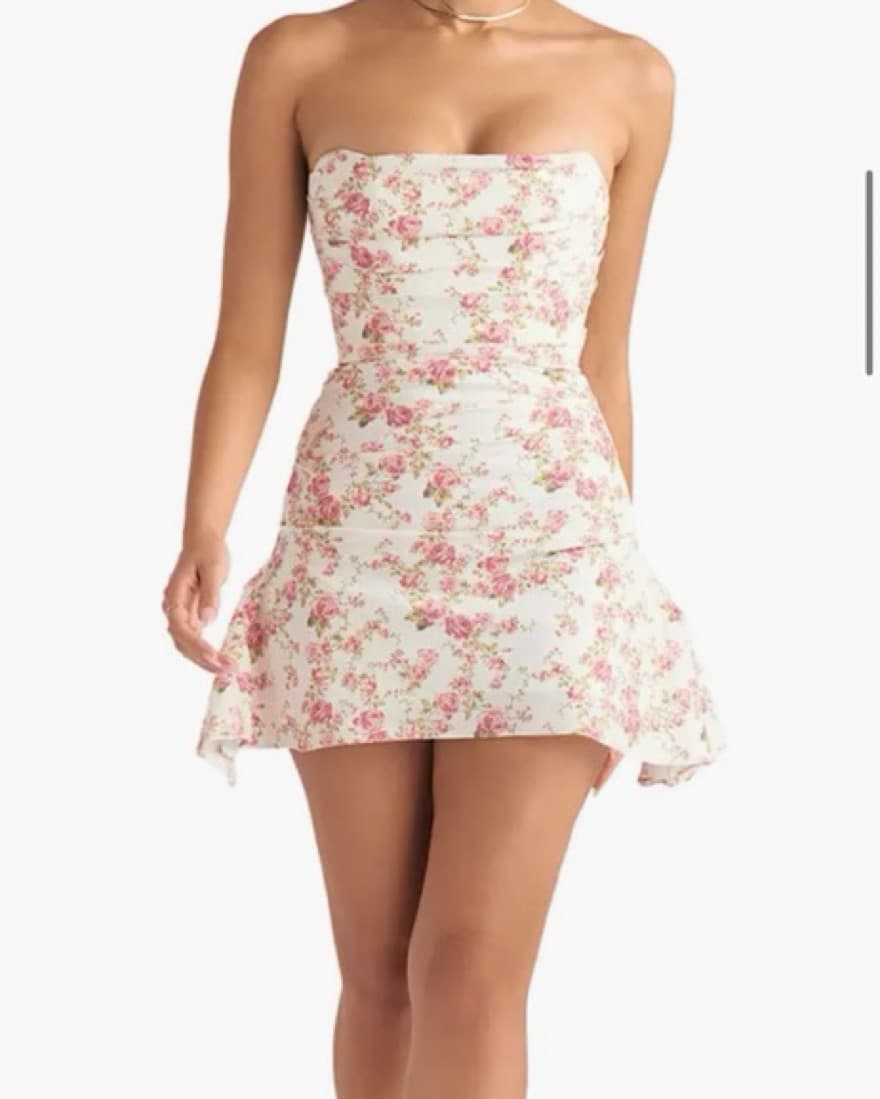 House of CB Jasmine Rose Printed Dress - Image 1