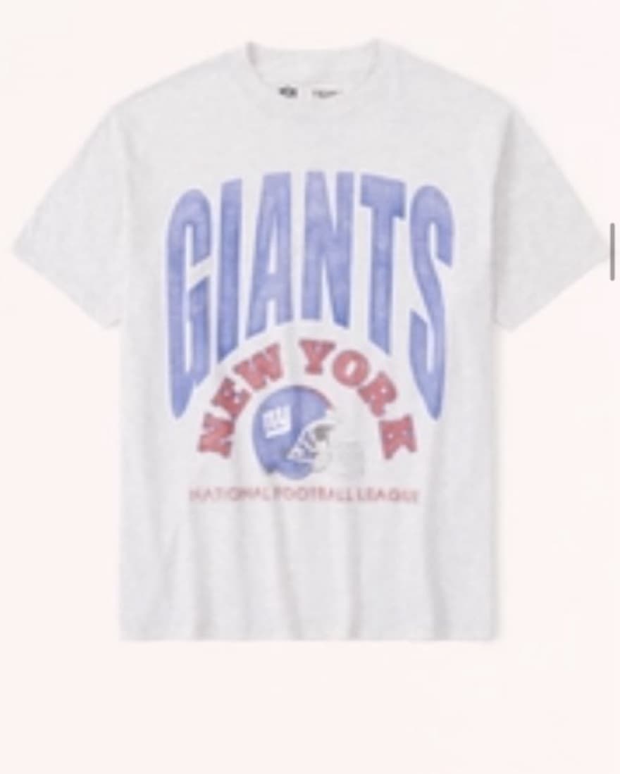 oversized new york giants tshirt - Image 1
