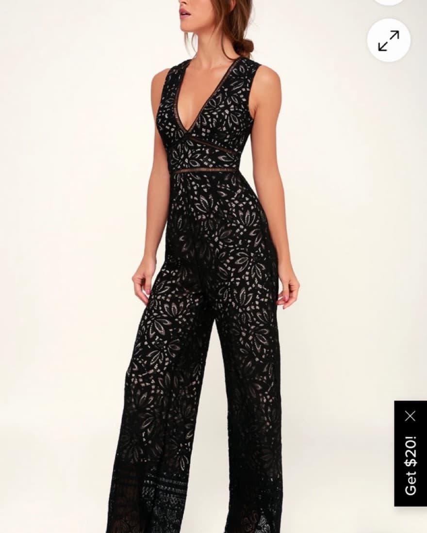Lulus Amora Lace jumpsuit  - Image 2