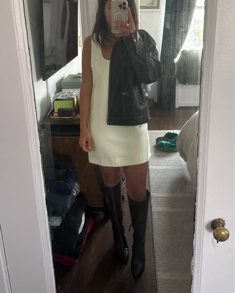 Tuckernuck Ivory Mini Dress - Image 3